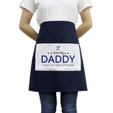 Adult Waist Apron with Pocket - Blue